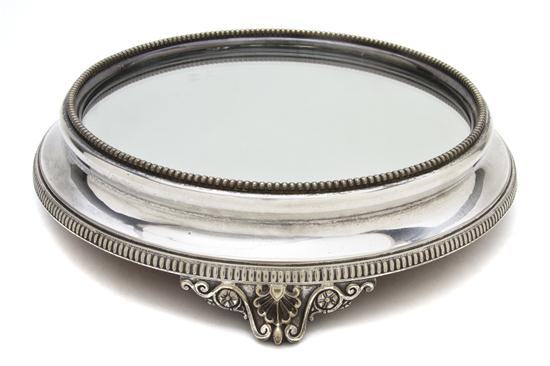 A Silverplate Table Plateau the