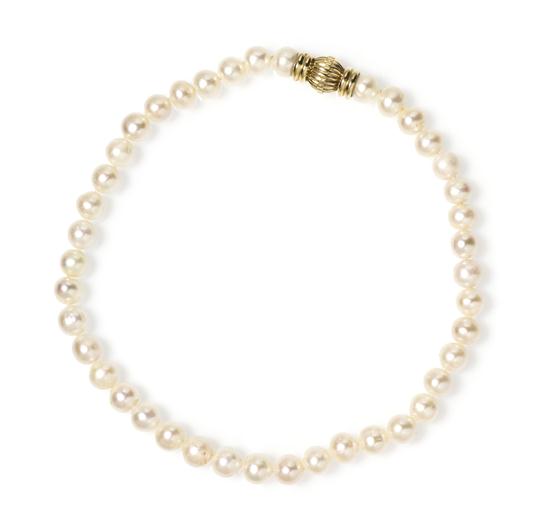 *A Single Strand Cultured Pearl