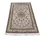 A SINO ART SILK CARPET A Sino