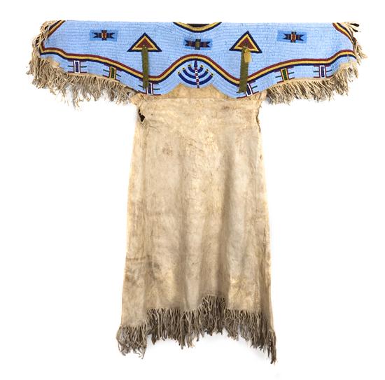 A Sioux Woman's Dress circa