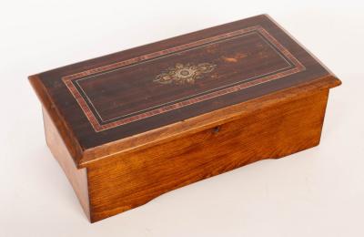 A six-air Swiss musical box with