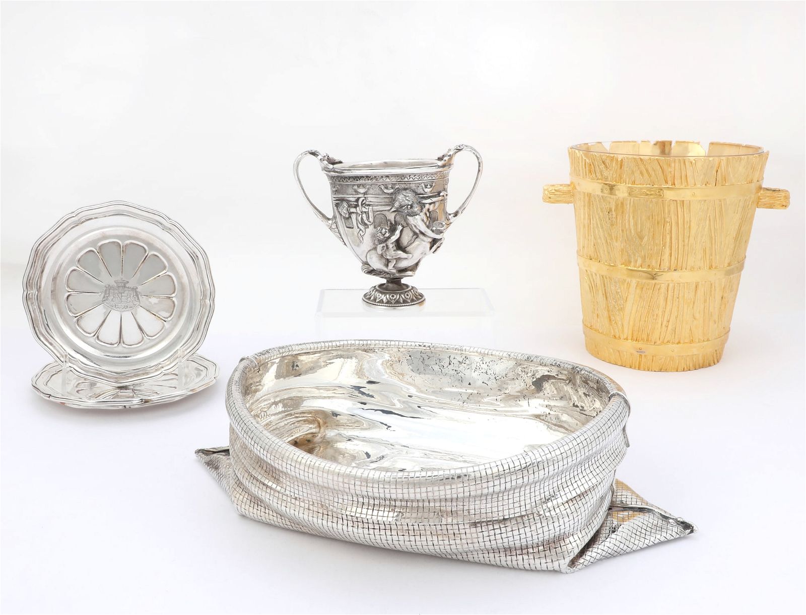 A SIX  INTERNATIONAL METALWARE