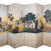 A Six-Panel Panoramic Zuber Wa