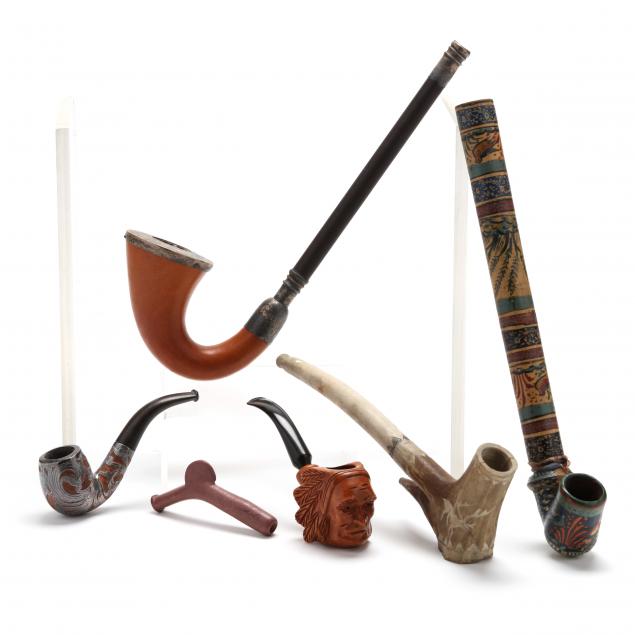 A SIX PIECE GROUPING OF ANTIQUE AND