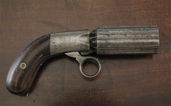 A six shot Cooper's patent ring