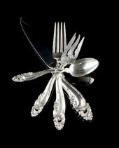 A SIXTY-FOUR PIECE STERLING SI