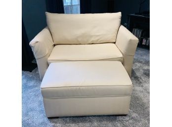A ‘sleeper’ loveseat/chair and a