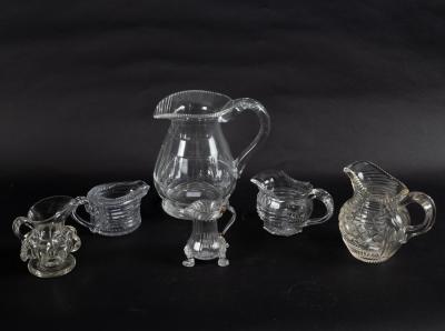 A small 18th Century glass cream