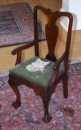 A small 19th C. mahogany child’s