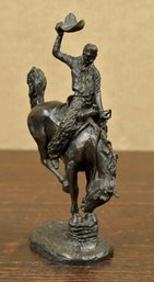 A small 20th C. bronze, of a