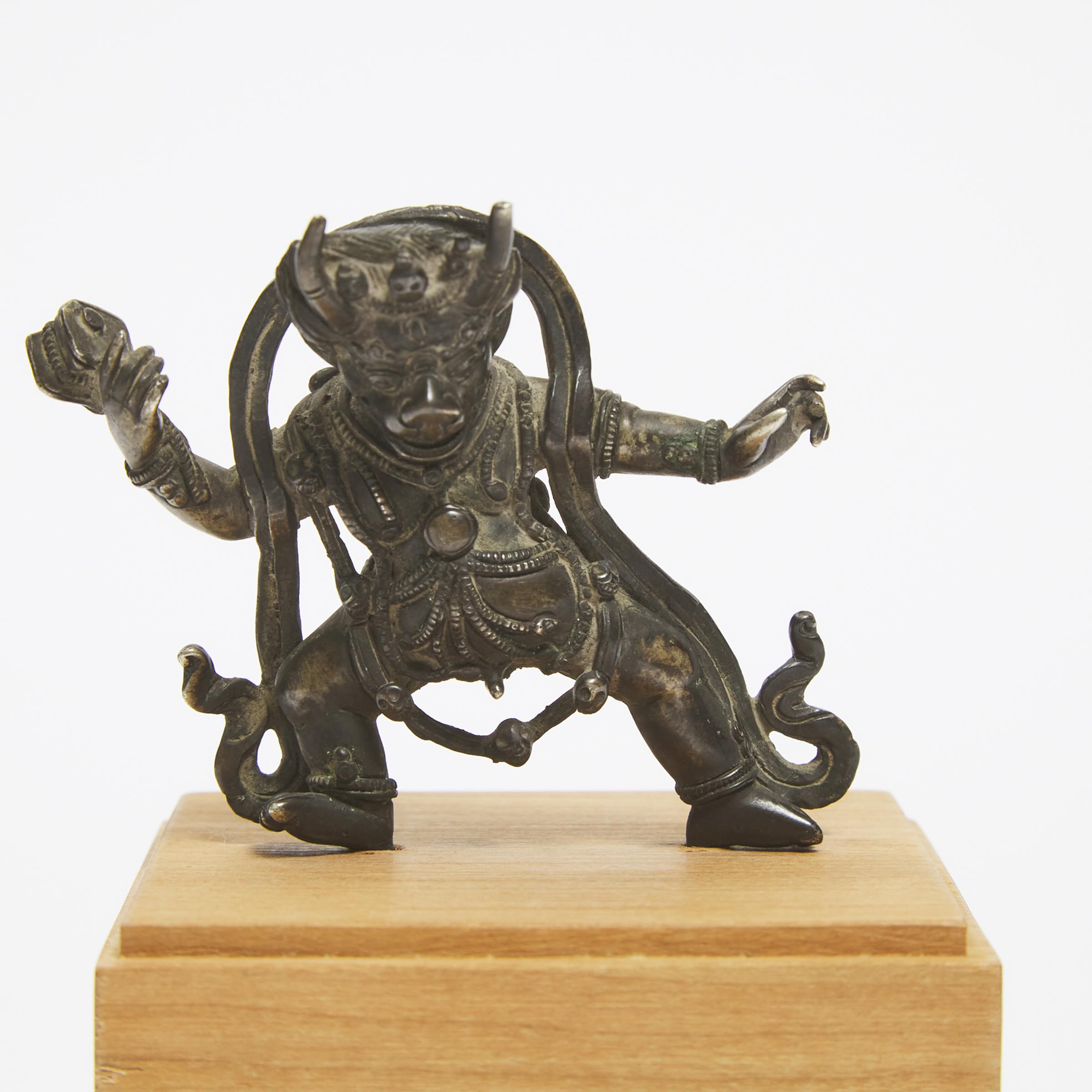 A Small and Rare Silver Figure of