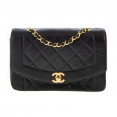 A SMALL CHANEL DIANA FLAP BAG