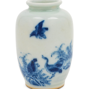 A Small Chinese Blue and White