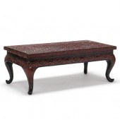 A SMALL CHINESE TIXI LACQUER T