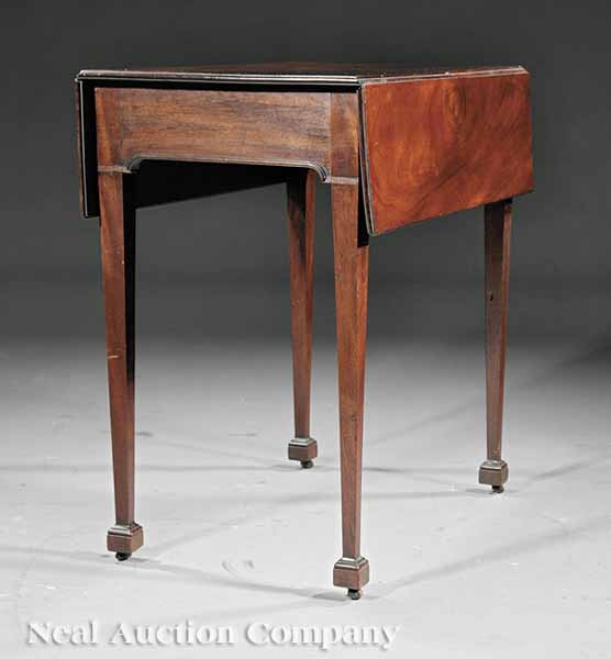 A Small English Mahogany