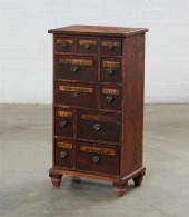 A SMALL ENGLISH MIXED WOOD APO