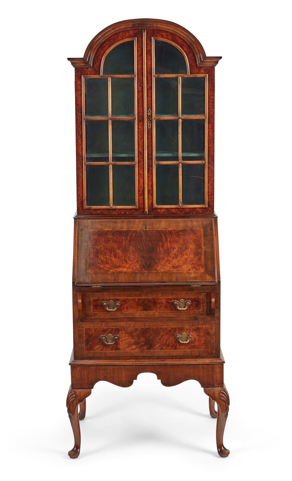 A SMALL GEORGE II STYLE WALNUT