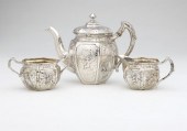 A small German .800 silver tea