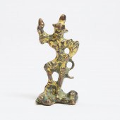 A Small Gilt Bronze Figure of