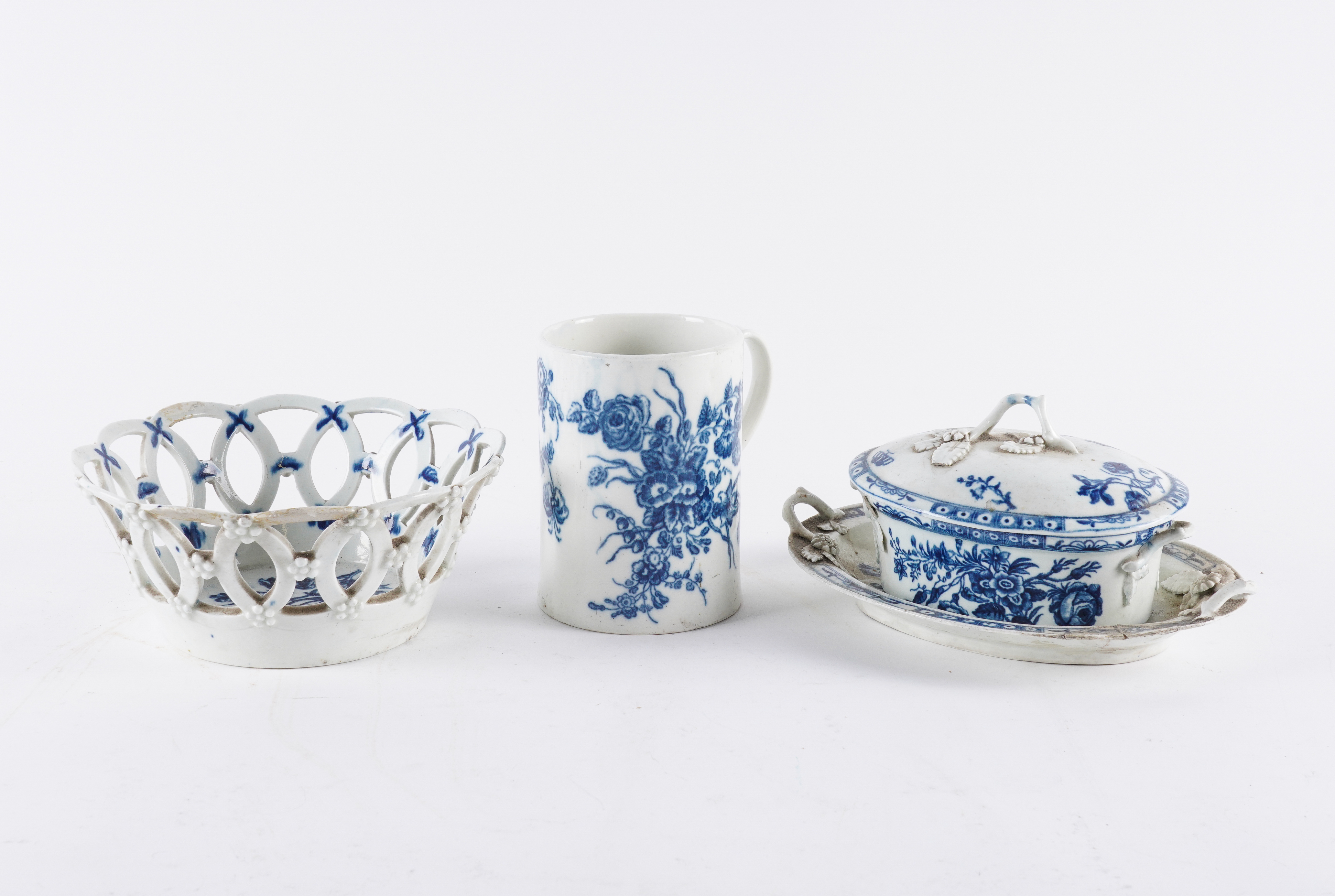 A SMALL GROUP OF ENGLISH BLUE AND