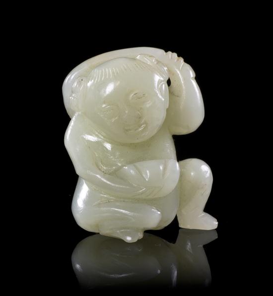 *A Small Jade Carving of a Boy of