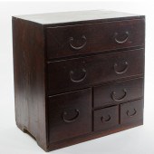 A SMALL JAPANESE TANSU A small