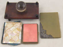 A small leather wallet with