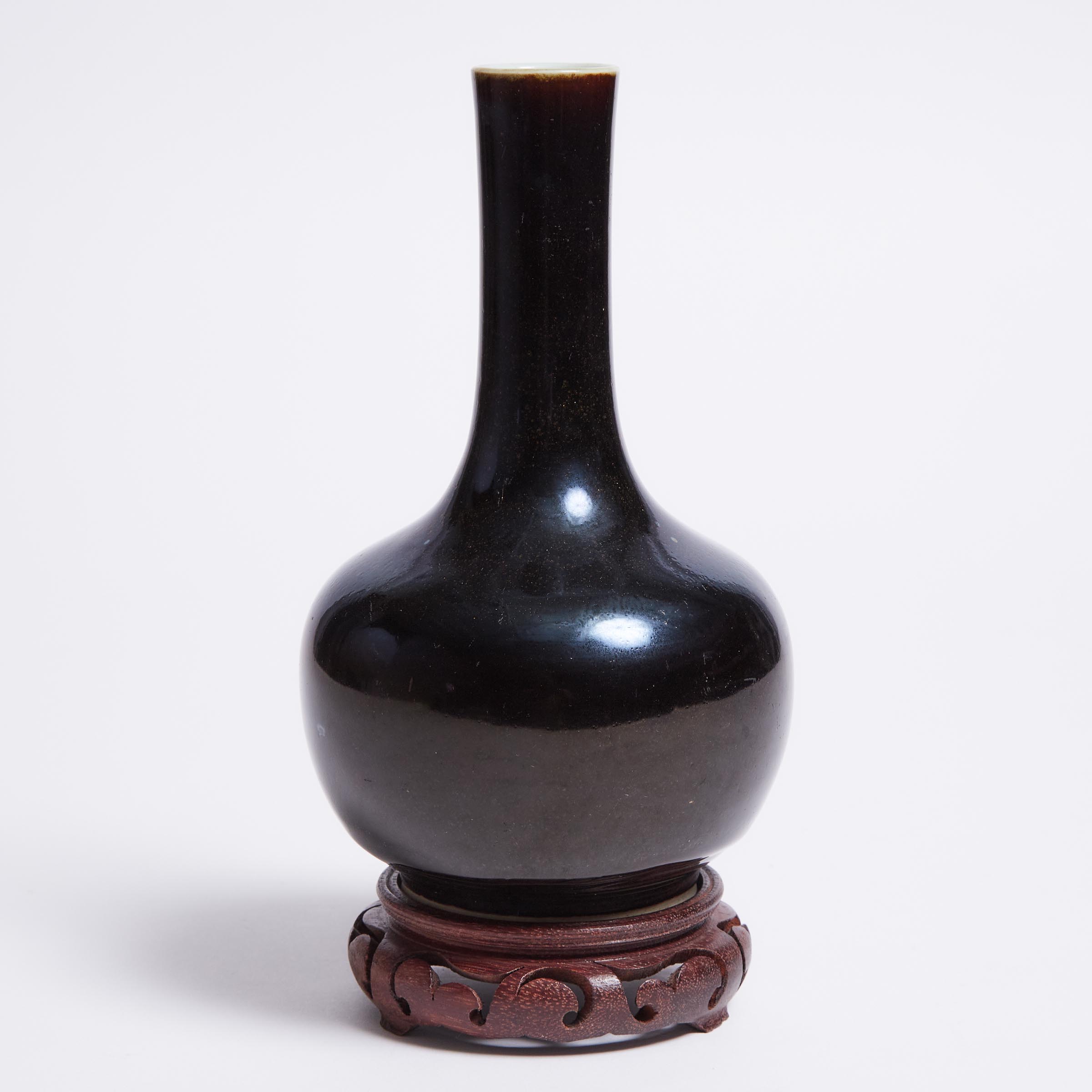 A Small Mirror-Black-Glazed