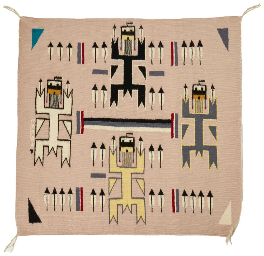 A SMALL NAVAJO SANDPAINTING