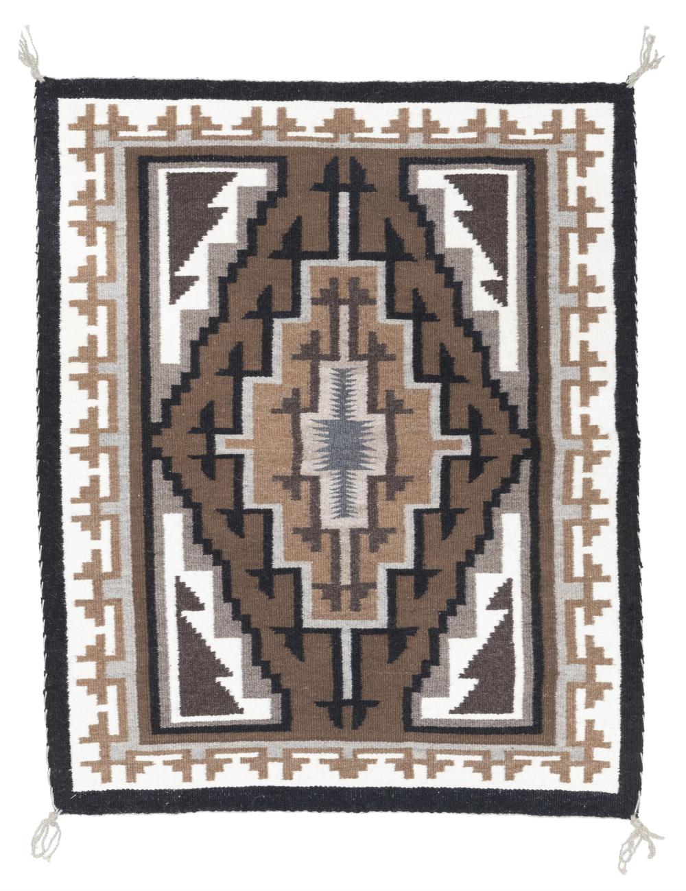 A SMALL NAVAJO TWO GREY HILLS