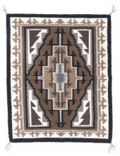A SMALL NAVAJO TWO GREY HILLS