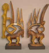 A SMALL PAIR OF CHI WARA ANTEL