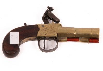A small percussion cap pistol by