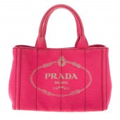A SMALL PRADA CANAPA TOTE A pi