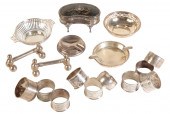 A SMALL QUANITY OF SILVER ITEM