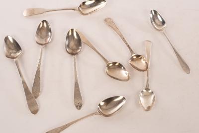 A small quantity of Georgian silver