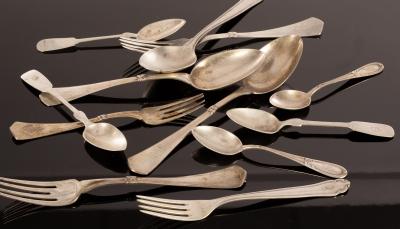 A small quantity of German silver