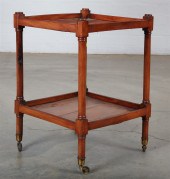 A SMALL REGENCY YEWWOOD ETAGER