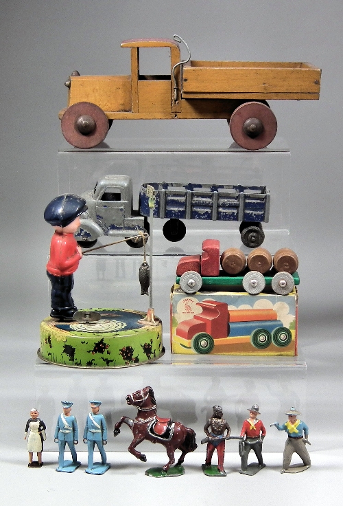 A small selection of painted lead
