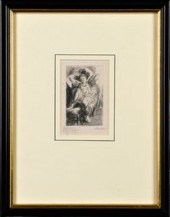 A small vintage John Sloan bla