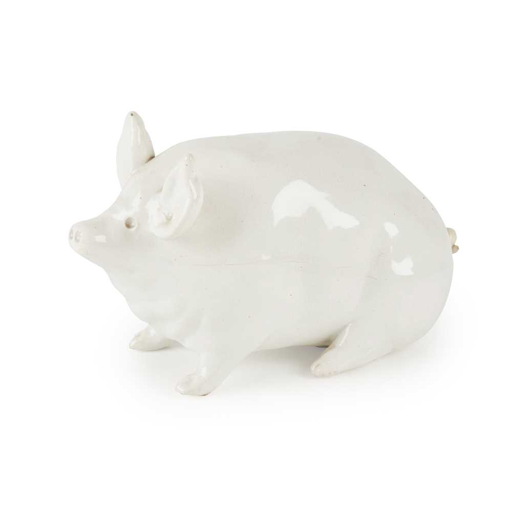 A SMALL WEMYSS WARE PIG CIRCA