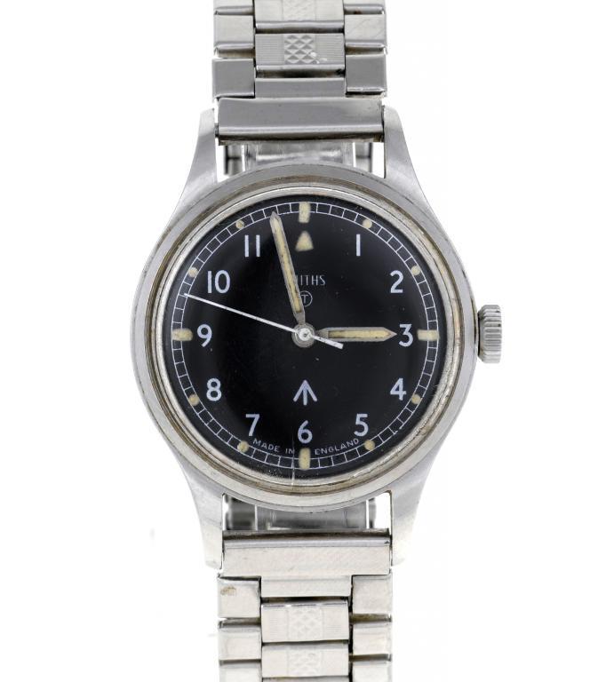 A SMITHS STAINLESS STEEL MILITARY