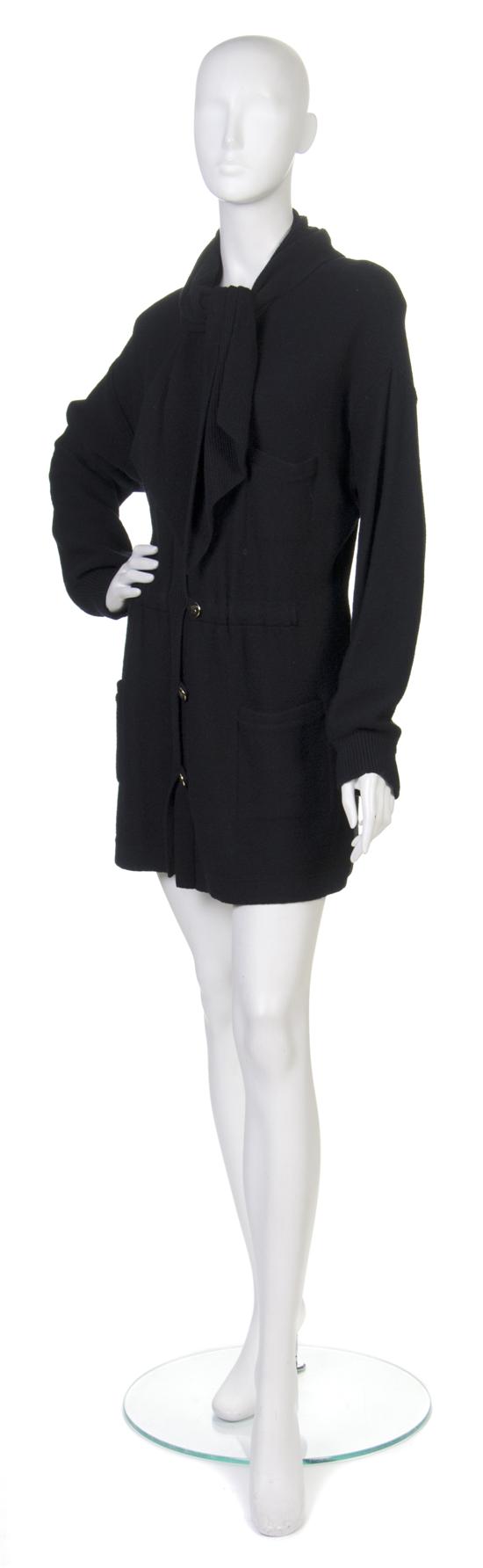 * A Sonia Rykiel Black Wool Sweater