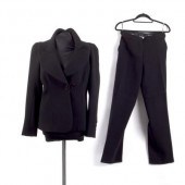 A Sonia Rykiel black wool crep