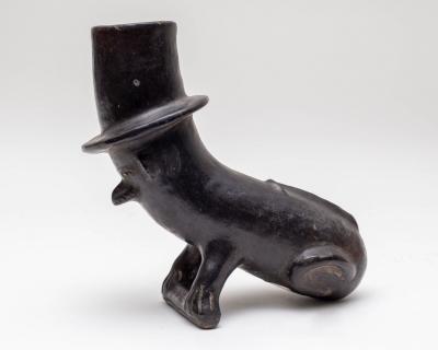 A South American pottery vessel