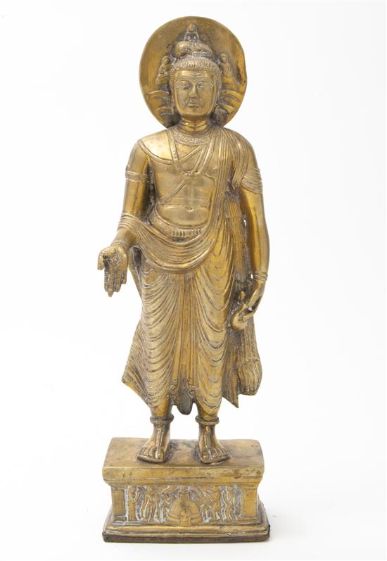 A South Asian Gilt Bronze Figure of