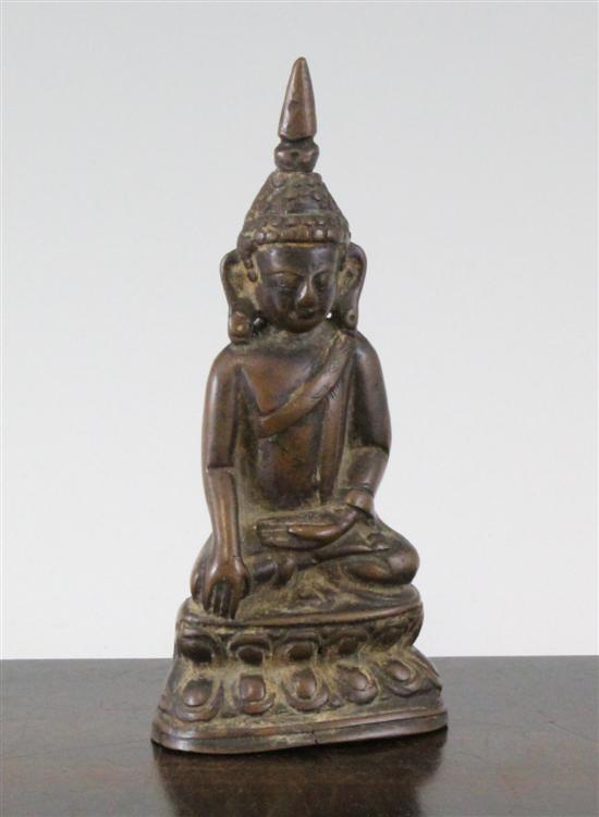 A South East Asian bronze seated