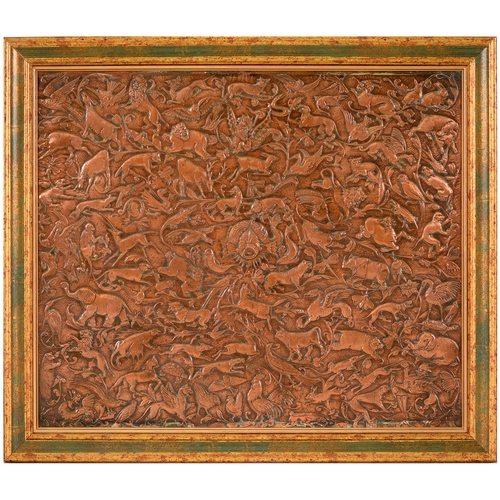 A South East Asian embossed