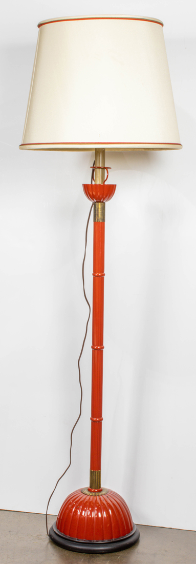 A SOUTH EAST ASIAN STYLE FLOOR LAMP