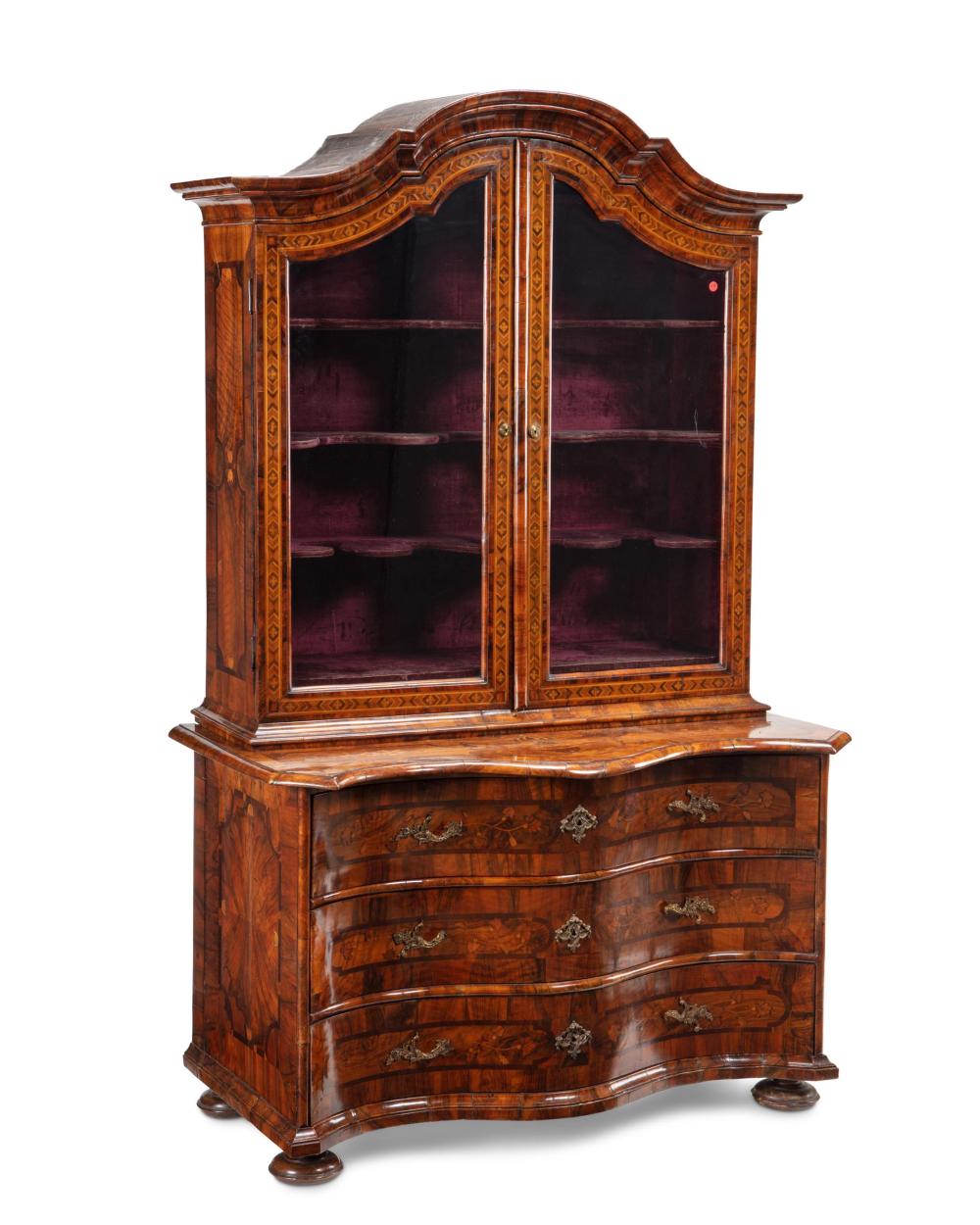 A SOUTH GERMAN BAROQUE WALNUT